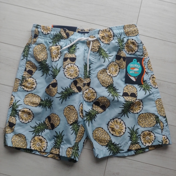 TRUNKS Surf and Swim Co. Pineapple Print Swim Shorts - Picture 13 of 13